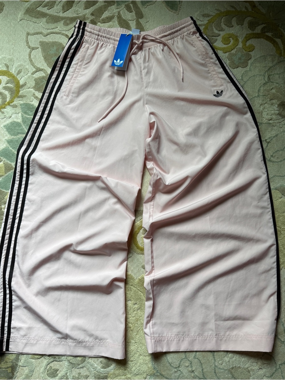Adidas [M] Firebird Adilenium Wide Leg Track Pants Sandy Pink/Brown KV5300 - Picture 5 of 8